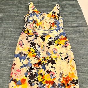 The Limited Fitted Sleeveless Dress in Floral